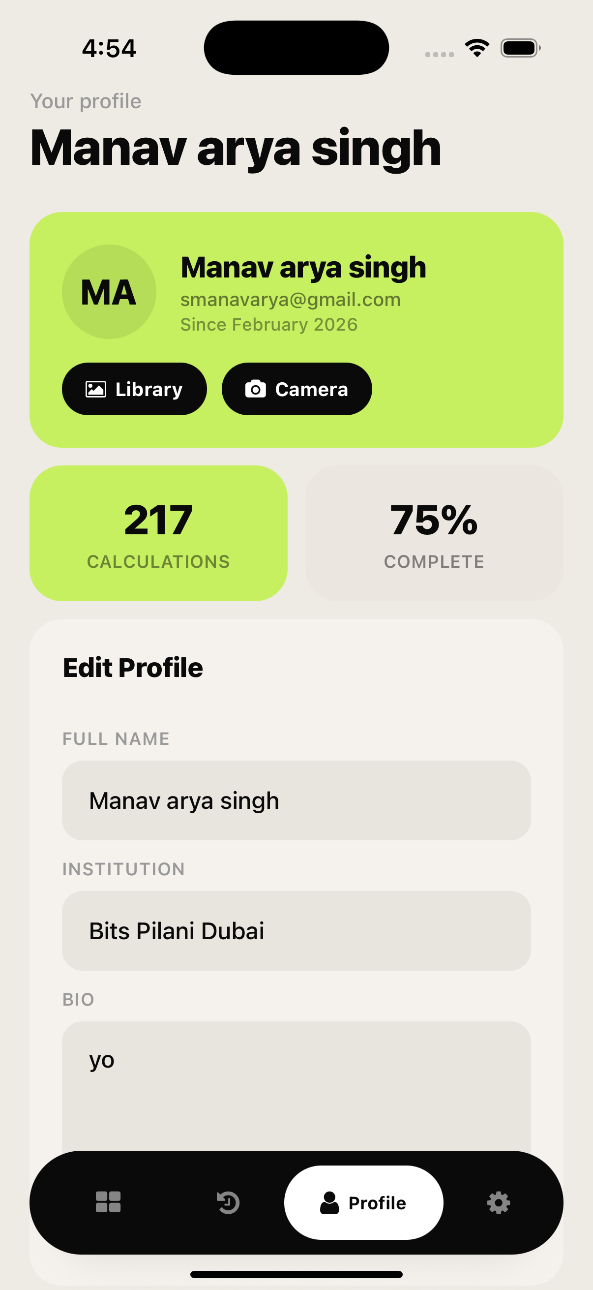 iPhone Simulation